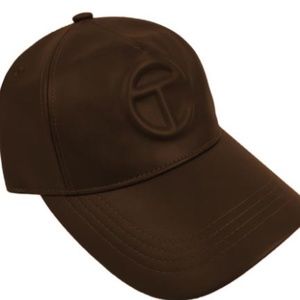 TELFAR Logo Embossed Hat Chocolate NWT